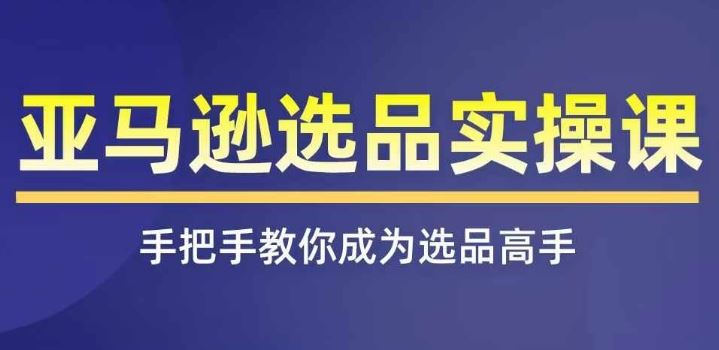 亚马逊选品实操课程，快速掌握亚马逊选品的技巧，覆盖亚马逊选品所有渠道-万象聊项目