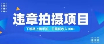 （11698期）随手拍也能赚钱？对的日入300+-万象聊项目