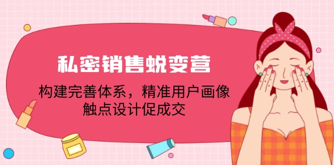 （12436期）私密销售蜕变营：构建完善体系，精准用户画像，触点设计促成交-万象聊项目
