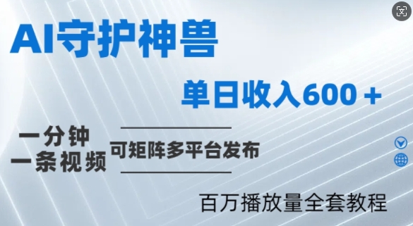 制作各省守护神，100多W播放量的视频只需要1分钟就能完成【揭秘】-万象聊项目