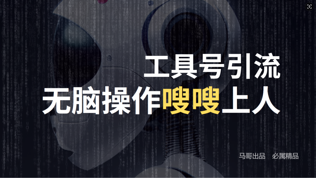 24年抖音最新工具号日引流300+创业粉，日入5000+-万象聊项目