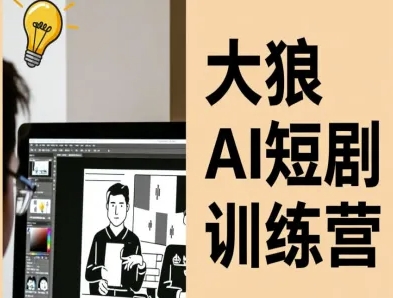 大狼AI短剧训练营-短剧课程(更新中)-万象聊项目