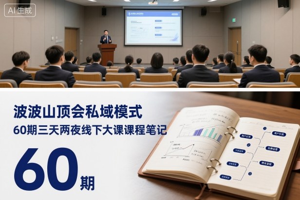 波波山顶会私域模式60期三天两夜线下大课课程笔记(文档)-万象聊项目