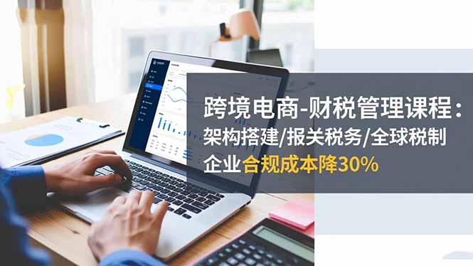 跨境电商-财税管理课程：架构搭建/报关税务/全球税制，企业合规成本降30%-万象聊项目