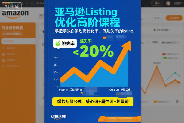 亚马逊Listing优化高阶课程，手把手教你策划高转化率、低跳失率的listing-万象聊项目