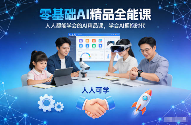 零基础AI精品全能课，人人都能学会的AI精品课，学会AI拥抱时代-万象聊项目