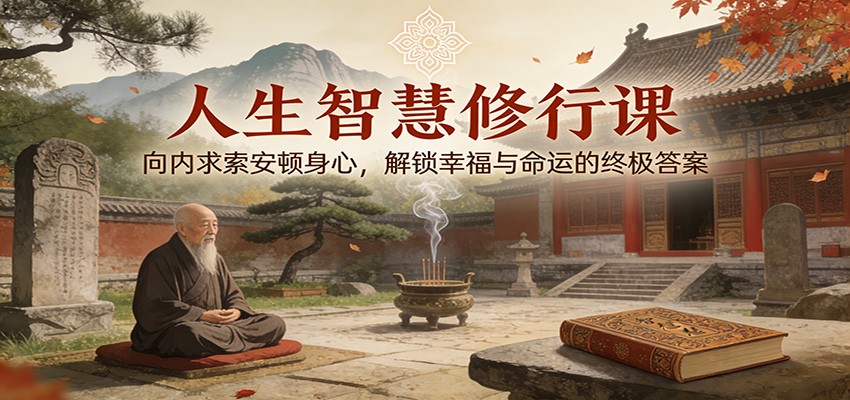 人生智慧修行课：向内求索安顿身心，解锁幸福与命运的终极答案-万象聊项目