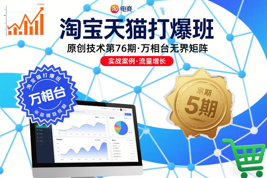 淘宝天猫打爆班原创技术第76期，万相台无界矩阵-万象聊项目