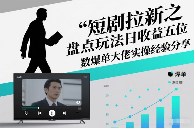 短剧拉新之盘点玩法日收益五位数爆单大佬实操经验分享-万象聊项目