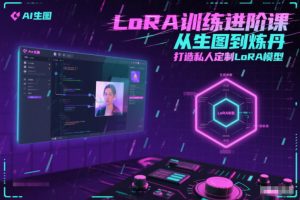 LoRA训练进阶课,从生图到炼丹,打造私人定制LoRA模型-万象聊项目