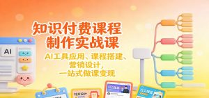 知识付费课程制作实战课：AI工具应用 、课程搭建、营销设计，一站式做课变现-万象聊项目