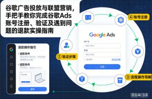谷歌广告投放与联盟营销，手把手教你完成谷歌Ads账号注册、验证及遇到问题的退款实操指南-万象聊项目