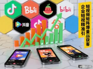 企业短视频精准引流矩阵获客,短视频矩阵爆量战法-万象聊项目