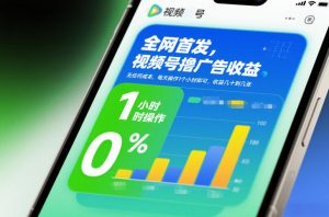 全网首发,视频号撸广告收益,无任何成本,每天操作1个小时即可,收益几十到几张-万象聊项目