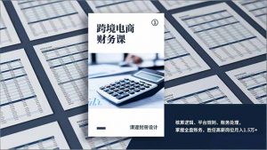 跨境电商财务课，核算逻辑、平台规则、账务处理，掌握全盘账务，胜任高薪岗位月入1.5万+-万象聊项目