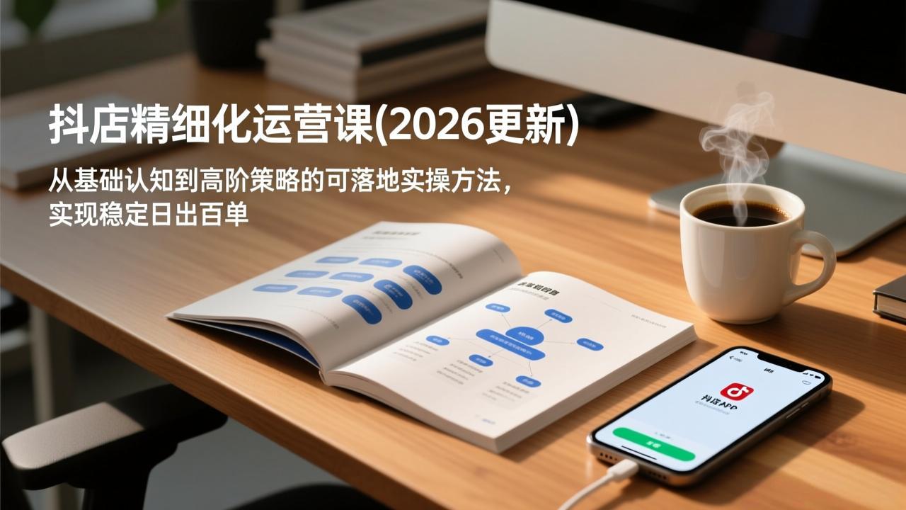 抖店精细化运营课(2026更新-万象聊项目