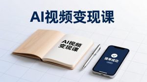 AI视频变现课，学完即可创作短片、接商单，实现副业增收，单项目报价可达千元-万象聊项目