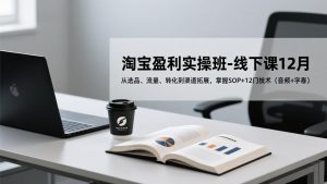 淘宝盈利实操班-线下课12月，从选品、流量、转化到渠道拓展，掌握SOP+12门技术(音频+字幕-万象聊项目