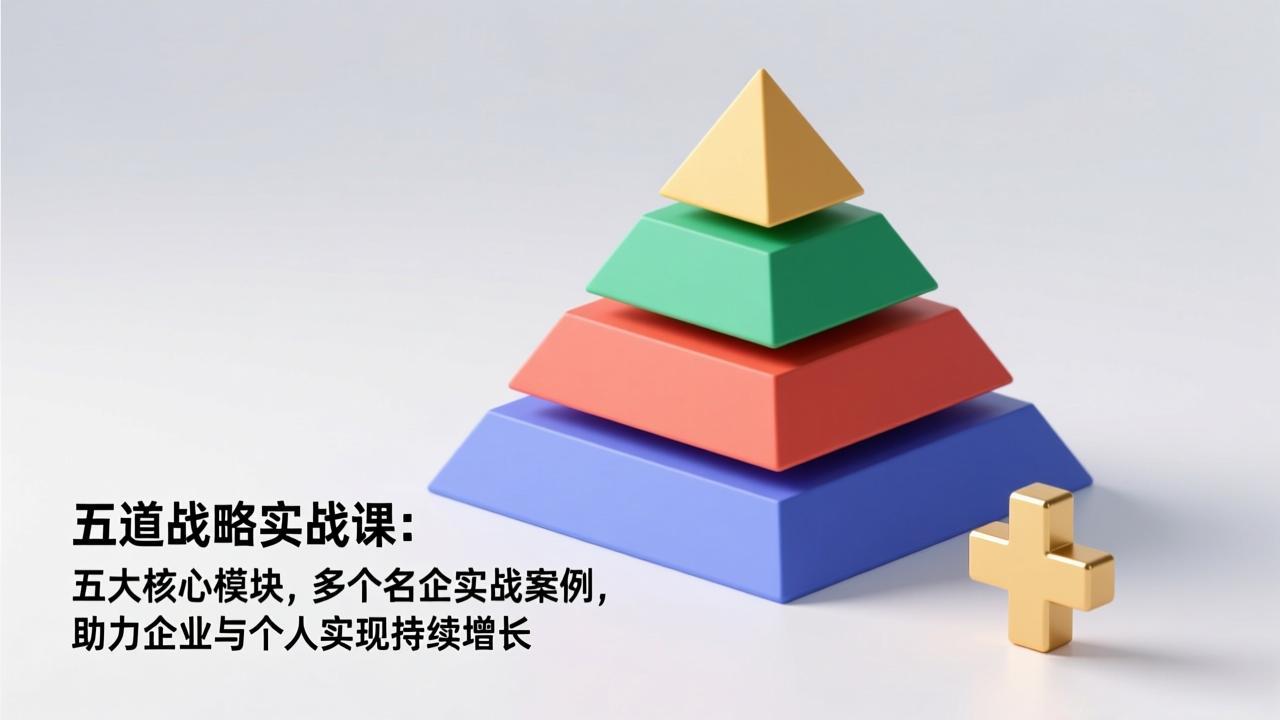 五道战略实战课：五大核心模块，多个名企实战案例，助力企业与个人实现持续增长-万象聊项目