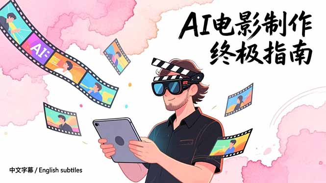 AI电影制作终极指南：从创意到成片，系统掌握智能影视全流程实战课(中英字幕-万象聊项目