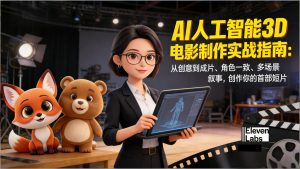 AI人工智能3D电影制作实战指南：从创意到成片、角色一致、多场景叙事，创作你的首部短片-万象聊项目