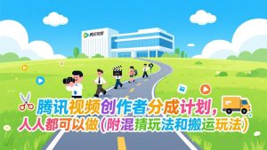 腾讯视频创作者分成计划,人人都可以做(附混剪玩法和搬运玩法-万象聊项目