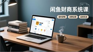闲鱼财商系统课:从盈利逻辑、店群运营到品类实战,实现稳定月入过万-万象聊项目