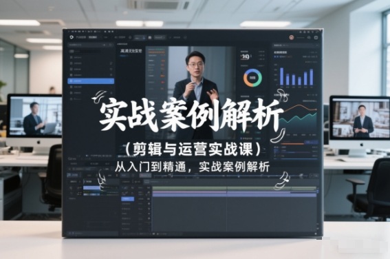 剪辑与运营实战课，从入门到精通，实战案例解析(更新2026)-万象聊项目