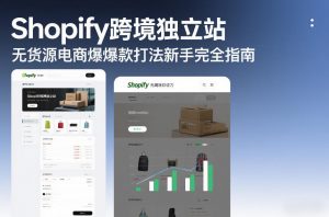 Shopify跨境独立站无货源电商爆款打法新手完全指南-万象聊项目