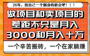 为什么卖项目能轻松月入10个W，而做项目却真正賺不到什么钱？原因竟然是这个！【揭秘】-万象聊项目