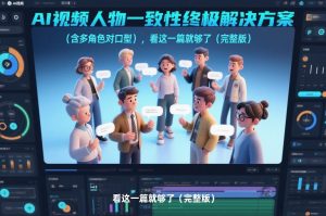 AI视频人物一致性终极解决方案(含多角色对口型)，看这一篇就够了(完整版)-万象聊项目