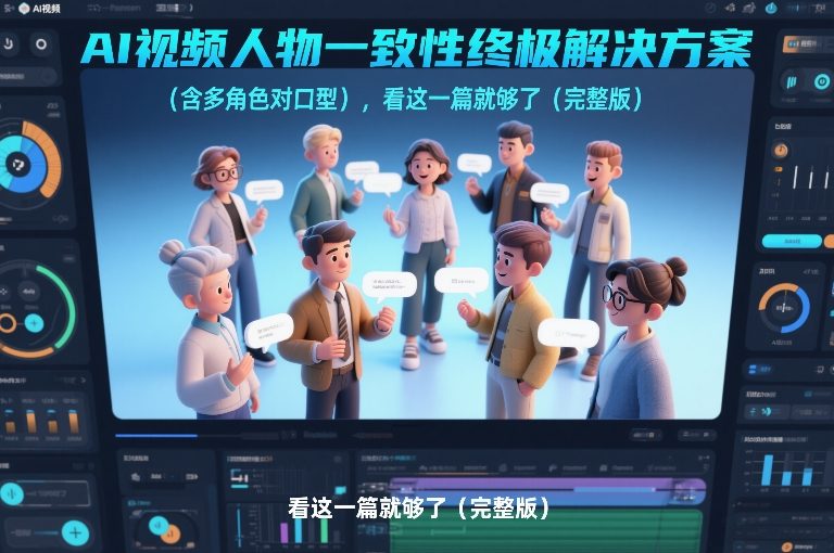AI视频人物一致性终极解决方案(含多角色对口型)，看这一篇就够了(完整版)-万象聊项目