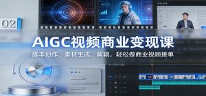 AIGC视频商业变现课:脚本创作、素材生成、剪辑,轻松做商业视频接单-万象聊项目