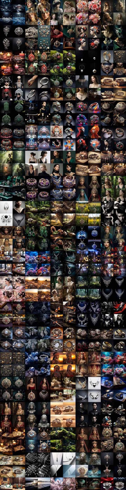 图片[9]-463个Midjourney珠宝摄影提示词：覆盖全品类珠宝，AI设计秒出专业效果-万象聊项目