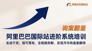 阿里巴巴国际站进阶系统培训，实战干货、强可落地、全链路拆解，实现月均询盘量翻倍-万象聊项目