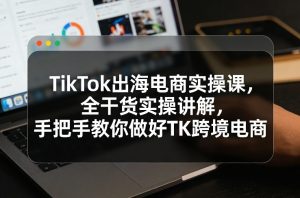 TikTok出海电商实操课,全干货实操讲解,手把手教你做好TK跨境电商-万象聊项目