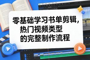 零基础学习书单剪辑,热门视频类型的完整制作流程(更新2026)-万象聊项目