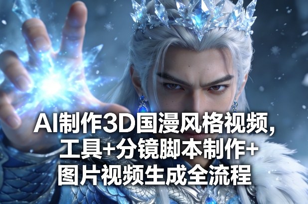 AI制作3D国漫风格视频，工具+分镜脚本制作+图片视频生成全流程-万象聊项目