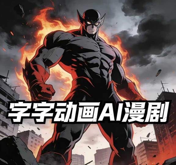 字字动画AI漫剧2026年第1期系统课程，小白看完就能学会实操的漫剧课，单人月收1-3W-万象聊项目