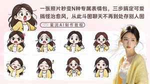 一张照片秒变N种专属表情包，三步搞定可爱搞怪治愈风，从此斗图聊天不再到处存别人图-万象聊项目