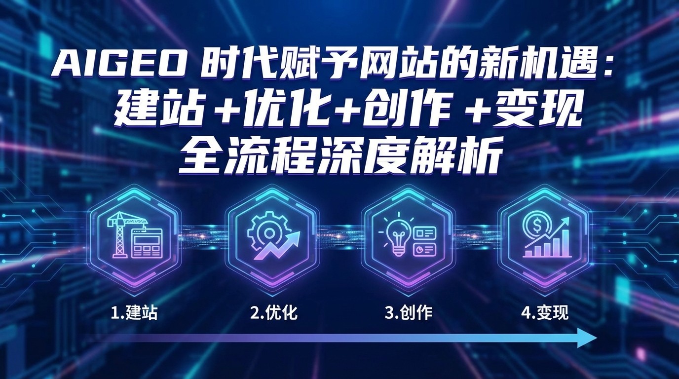 AIGEO+时代赋予网站的新机遇：建站+优化+创作+变现+全流程深度解析-万象聊项目