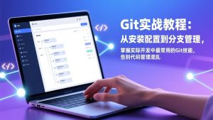 Git实战教程:从安装配置到分支管理,掌握实际开发中最常用的Git技能,告别代码管理混乱-万象聊项目