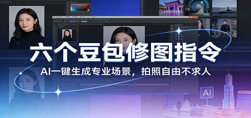 六个豆包修图指令：AI 一键生成专业场景，拍照自由不求人-万象聊项目