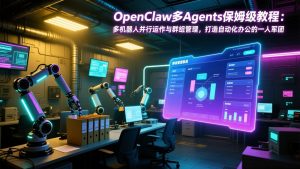 OpenClaw多Agents保姆级教程：多机器人并行运作与群组管理，打造自动化办公的一人军团-万象聊项目