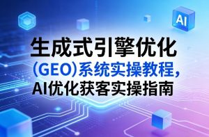 生成式引擎优化(GEO)系统实操教程,AI优化获客实操指南-万象聊项目