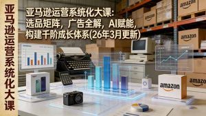 亚马逊运营系统化大课:选品矩阵,广告全解,AI赋能,构建千阶成长体系(26年3月更新-万象聊项目