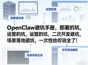 OpenClaw小龙虾避坑手册,部署的坑,运营的坑,二次开发避坑,场景落地避坑,一次性给你说全了!-万象聊项目