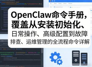 OpenClaw命令手册，覆盖从安装初始化、日常操作、高级配置到故障排查、运维管理的全流程命令详解-万象聊项目