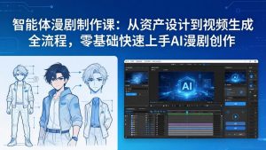 智能体漫剧制作课：从资产设计到视频生成全流程，零基础快速上手AI漫剧创作-万象聊项目