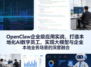 OpenClaw企业级应用实战,打造本地化AI数字员工,实现大模型与企业本地业务场景的深度融合-万象聊项目